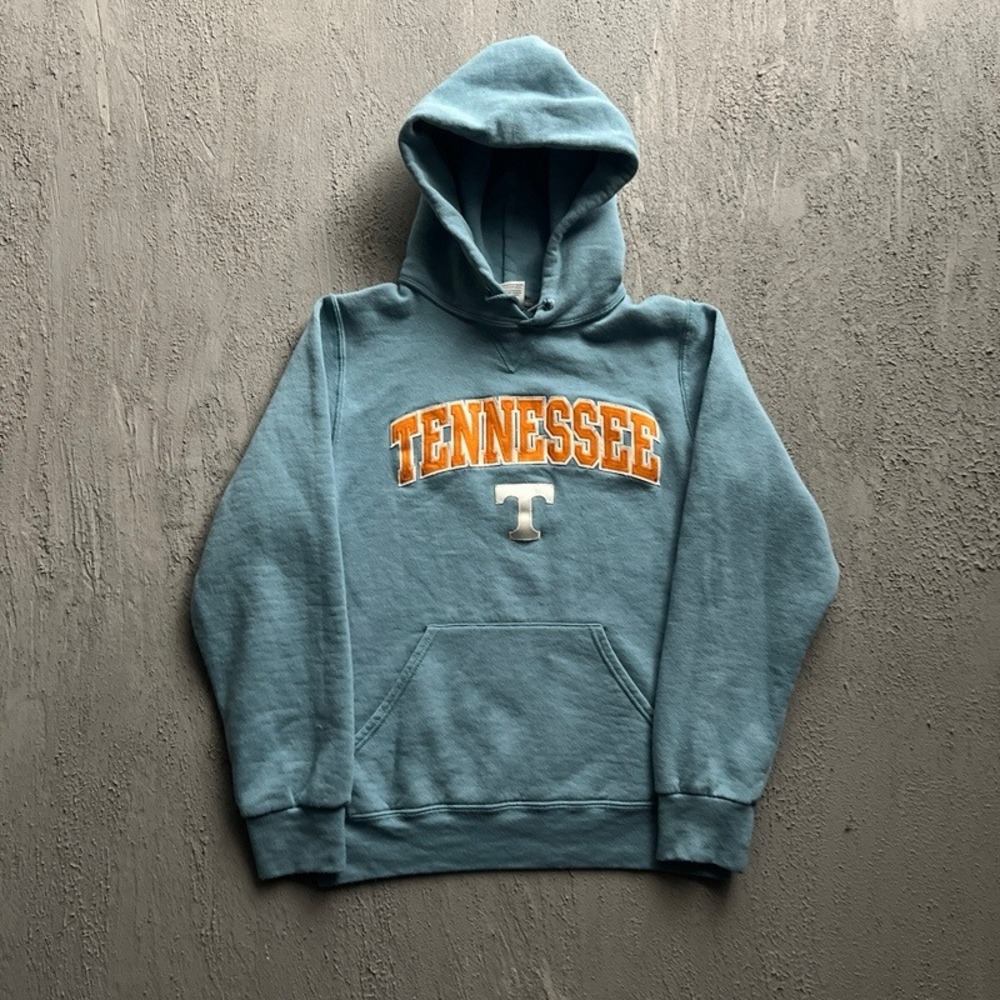 Vintage Tennessee Volunteers Russell Athletic Hoodie Small Blue 2000s Y2K